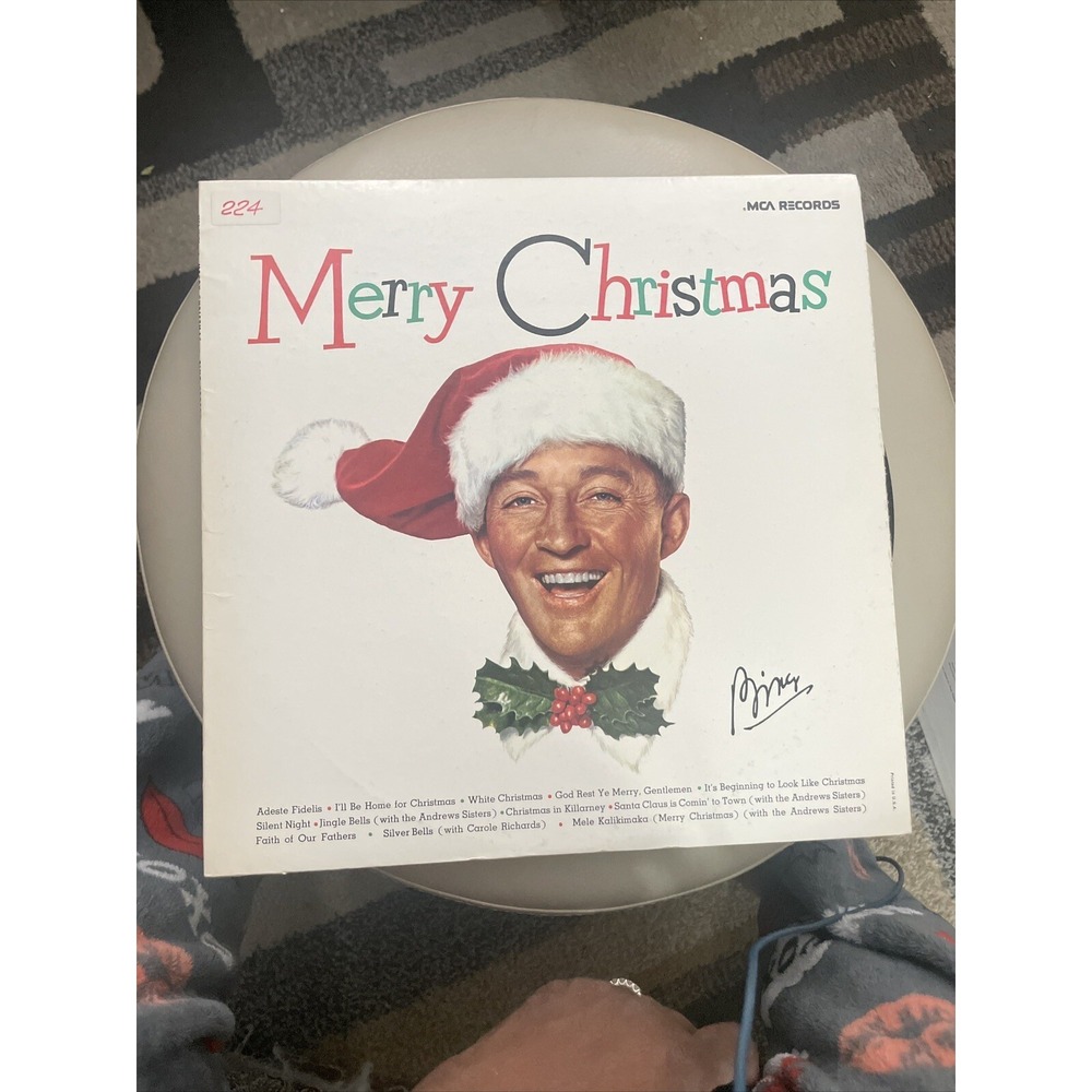 Bing Crosby - Merry Christmas - LP Record Album - Vinyl Excelent